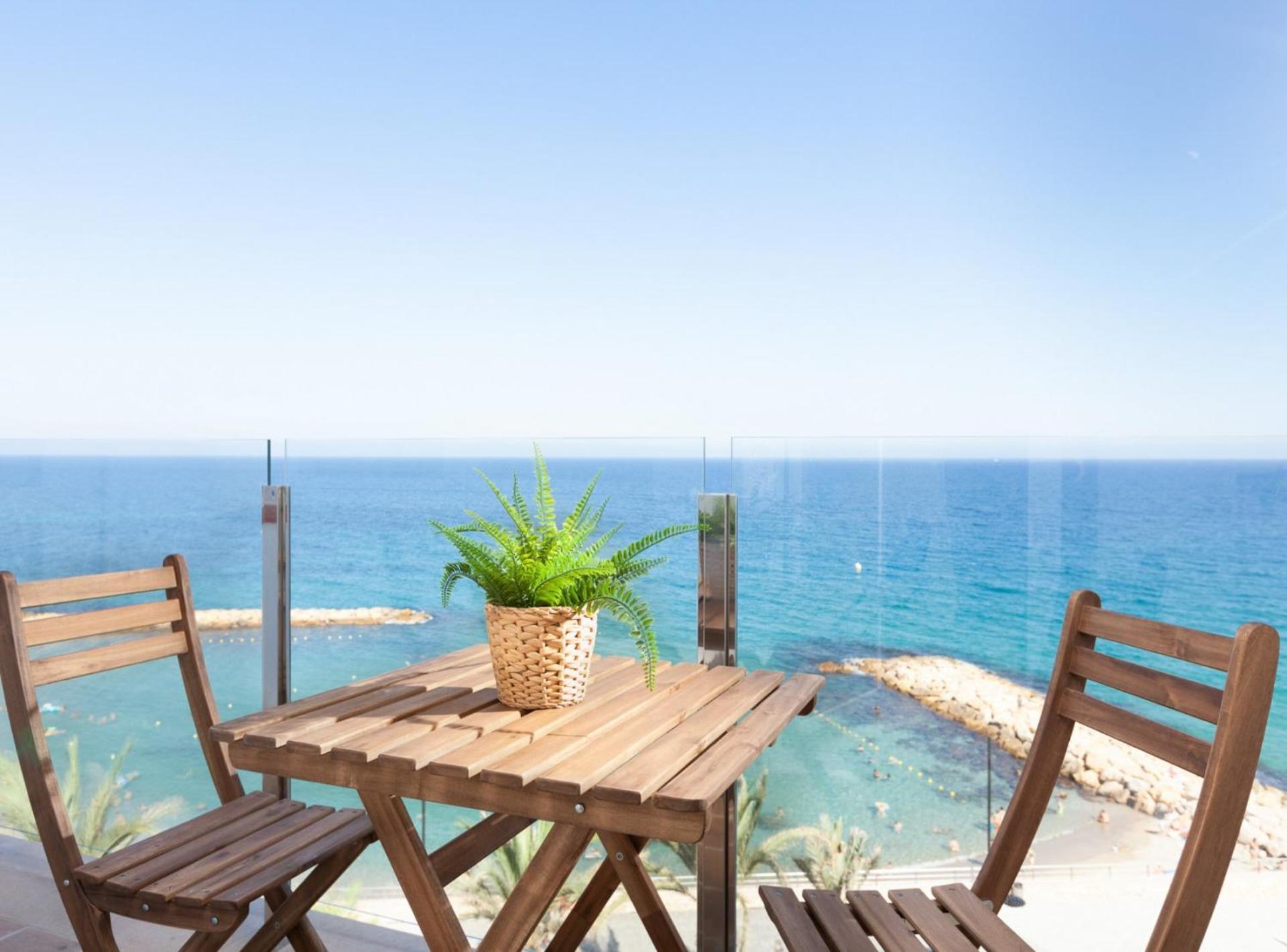 ל'אמטיה דה מר La Cala Beach 4A Deluxe Apartment With Terrace מראה חיצוני תמונה